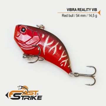 Vobler Fast Strike Vibra Reality VIB, Red Bull A, 5.4cm, 14.5g