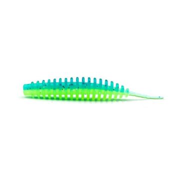 Worm Fast Strike Flexy Worm 5cm, 10buc/plic, Dual Limetreuse