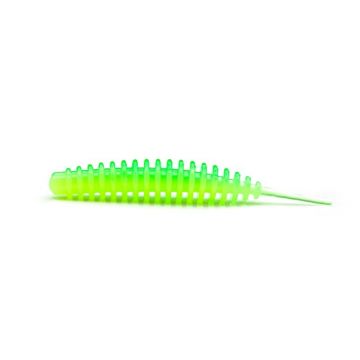 Worm Fast Strike Flexy Worm 5cm, 10buc/plic, Limetreuse