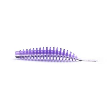 Worm Fast Strike Flexy Worm 5cm, 10buc/plic, Violet Ice