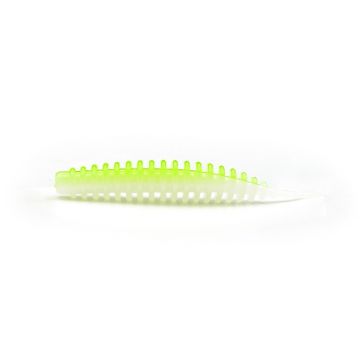 Worm Fast Strike Flexy Worm 5cm, 10buc/plic, White Neon Back