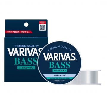 Fir Fluorocarbon Varivas Bass, Transparent, 100m (Diametru fir: 0.31 mm)