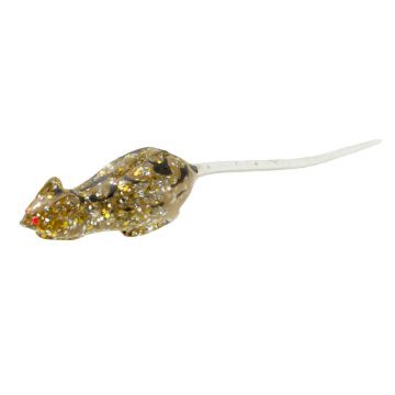 Naluca Tiemco Wild Mouse Magnum ECO Clear Glitter, 12.5cm, 10g, 2buc/plic
