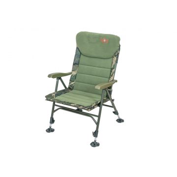 Scaun Carp Zoom Recliner Comfort Armchair 56x46x42/98cm Camou/Fleece