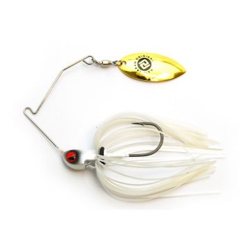 Spinnerbait Raid Level Spin Pino Single Willow, Pearl White, 7g