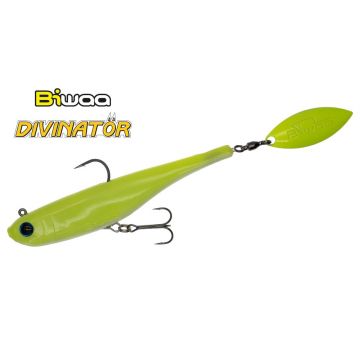 Spinnertail Biwaa Divinator Junior, UV Green, 14cm, 22g