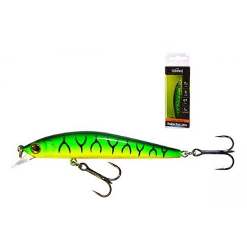Vobler Wizard Shallow Shad Junior Slow Sinking Chartreuse Tiger, 7cm, 7g