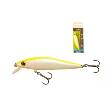 Vobler Wizard Shallow Shad Slow Sinking White-Yellow, 9cm, 12g