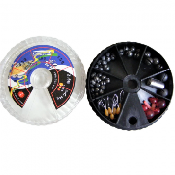 Cutie plumbi pentru linii undita 5 dimensiuni + accesorii