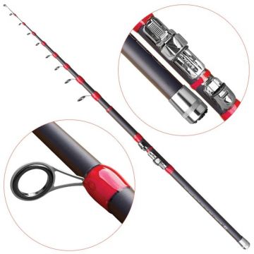 Lanseta Baracuda Tele Match Flash, 4.30m, 5-30g, 9 tronsoane