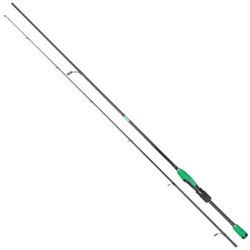 Lanseta spinning din carbon Baracuda Green Arrow de 2.2 m, 2 tronsoane, putere aruncare 2-8 g