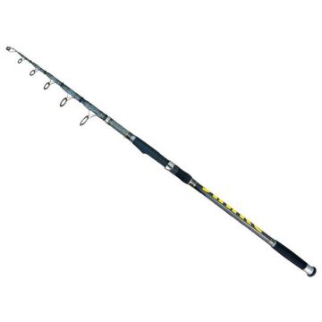 Lanseta telescopica crap din carbon Baracuda Snake de 3,6 m, putere aruncare 3 LBS