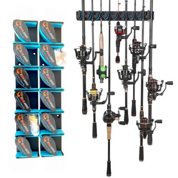 Set 2 suporti undite/lansete pescuit cu montare prin lipire sau gaurire