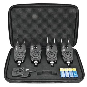 Set 4 avertizoare cu statie wireless Baracuda RF1688 + receptor