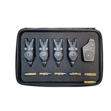 Set 4 avertizori cu statie Wind Blade 4 culori si geanta protectie