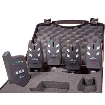 Set 4 avertizori cu statie Wind Blade si geanta de protectie model nou