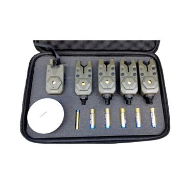 Set 4 avertizori Wind Blade si geanta de protectie model cu lampa cort