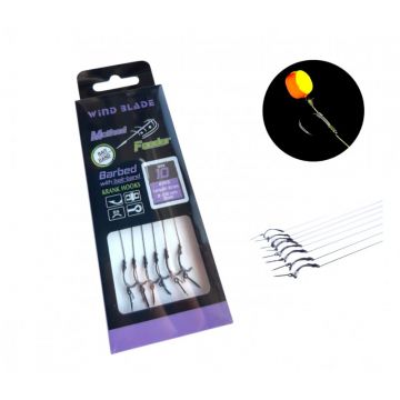 Set carlige legate cu spin de 10 cm, carlig 10, fir textil de 0.16 mm