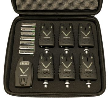 Set de avertizoare senzori pescuit Saimino 6+1
