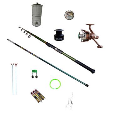 Set pescuit cu lanseta de 3.6 m, undita de 5 m si accesorii pescuit