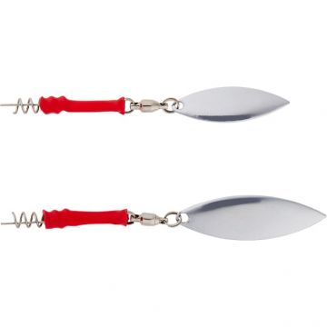 Spinnertail Savage Gear Spinner Screwin Teaser, Red-Silver, 3buc
