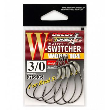 Carlige Offset Decoy S-Switcher Worm 104 (Marime Carlige: Nr. 3/0)