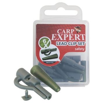 Kit Montura Plumb Pierdut Carp Expert Lead Clip, 6buc Kit Montura Plumb Pierdut Carp Expert Lead Clip, 6buc
