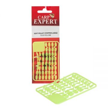 Opritor pelete Carp Expert L, galben fluo, 25buc
