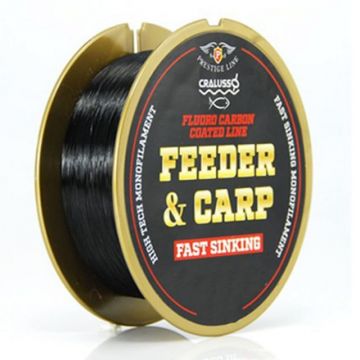 Fir Cralusso Feeder Carp FluoroCarbon, Negru, 150m (Diametru fir: 0.30 mm) Fir Cralusso Feeder Carp FluoroCarbon, Negru, 150m (Diametru fir: 0.30 mm)