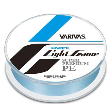 Fir textil Varivas Avani Light Game Super Premium PE X4, albastru, 150m (Diametru fir: 0.08 mm)