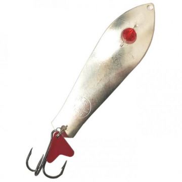Lingurita oscilanta Misu Baboiu, mare, argintiu (Greutate lingurita: 16g)