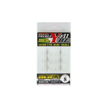 Ancora Decoy Y-F11 Bl Extra Fine Wire Barbless (Marime Ancora: Nr. 8) Ancora Decoy Y-F11 Bl Extra Fine Wire Barbless (Marime Ancora: Nr. 8)