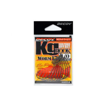 Carlige Offset Decoy Worm, 17 Kg (Marime Carlige: Nr. 3)